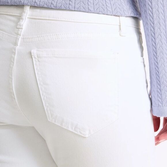 KUT FROM THE KLOTH
Amy Frayed Hem Crop Straight Leg Jean White 6 Stitch Fix Nwt - Picture 3 of 6